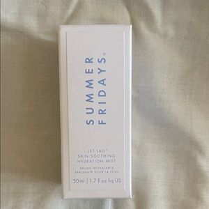 Summer Fridays Jet Lag Hydration Mist - White and Blue